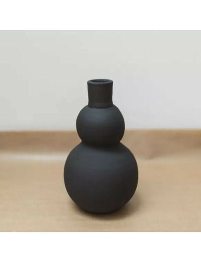 Vase BERGAME noir