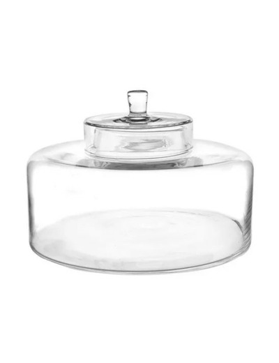 Bocal en verre avec couvercle