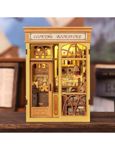 Cooking Bookstore - Maquette Booknook Serre-livre