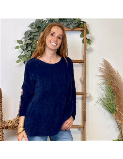 K121- Pull « Pilou Pilou » (Tu) 🇮🇹 (marine)