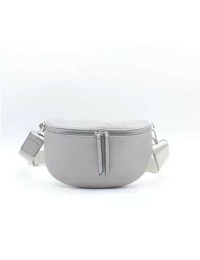 P424- Sac Banane Flora&Co (gris)