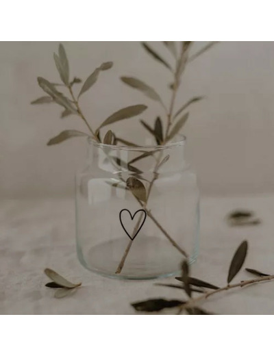 Vase en cœur moyen