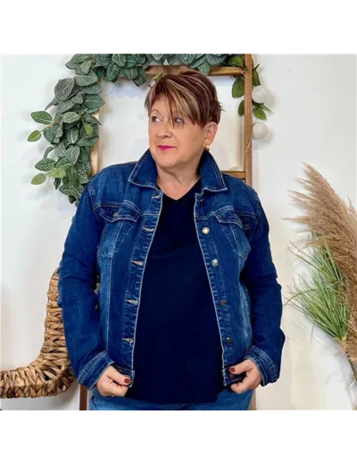 K062- Veste Jean Voggo (T40-T48) (denim)