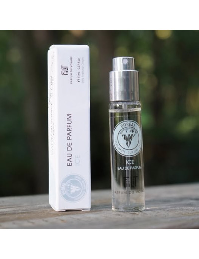 Eau de Parfum Naturelle ICE BORÉAL 11 mL - FiiLiT Parfum du Voyage - Mixte - Spray - Frais Ambré 11 ml (Lot de 1)