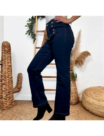 M961- Jean Wide Leg "Officier" Voggo (T36-T42) (brut)