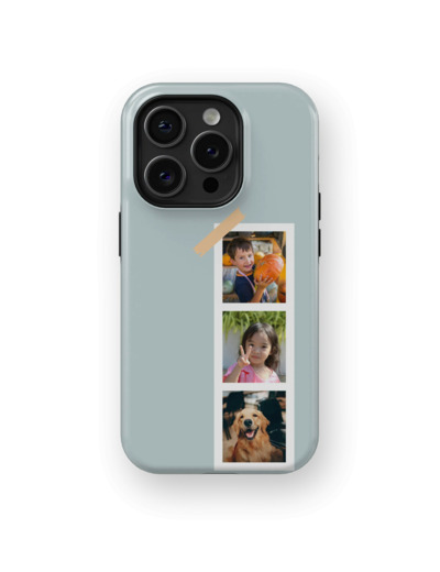 Photo Booth - Blue | Coque de téléphone 3D 2en1 Ultra-résistante