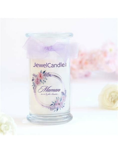 JewelCandle Bougie Bijou Boucles d'oreilles Maman la plus chouette