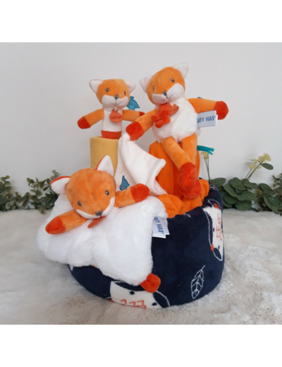 Gâteau de couches - Balthazar le renard