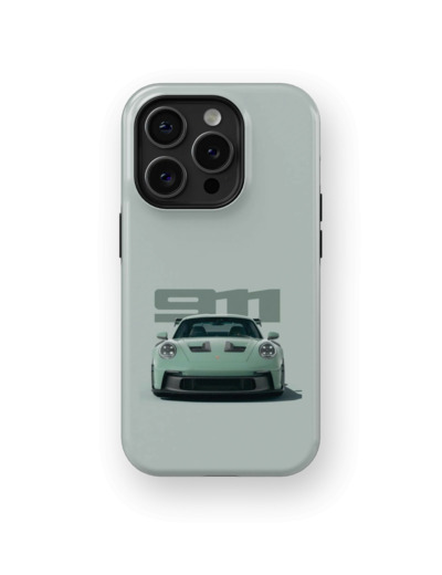 Bland Turquoise Porsche | Coque de téléphone 3D 2en1 Ultra-résistante