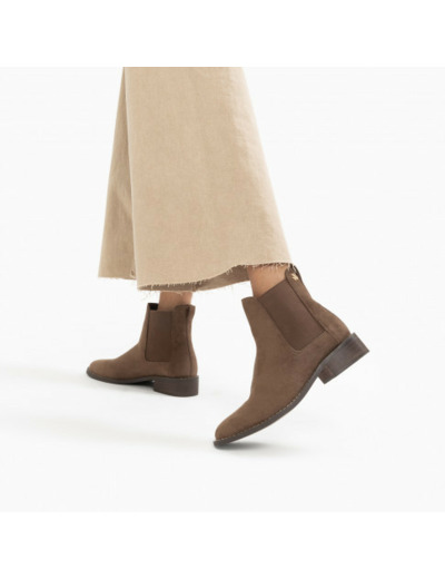 Bottines Chelsea Charlie taupe