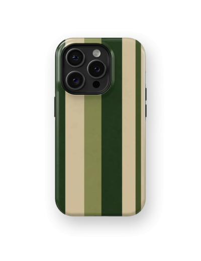 Olive Stripes | Coque de téléphone 3D 2en1 Ultra-résistante