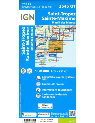 3545OT SAINT TROPEZ - SAINTE MAXIME MASSIF DES MAURES