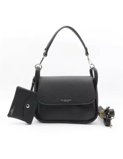 P401- Sac Rabat & Pochette (noir)