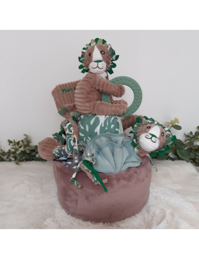 Gâteau de couches - Jélékros le lion