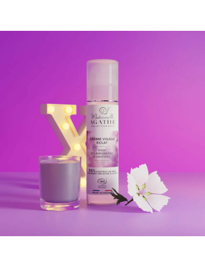 Crème éclat certifiée bio - éclaircissante & unifiante - 50 ml
