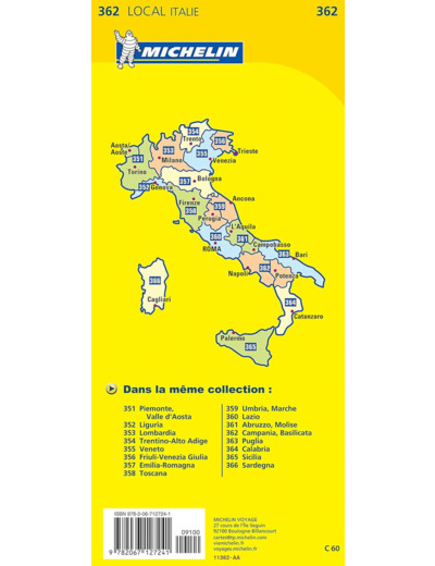 CARTE DEPARTEMENTALE CAMPANIA, BASILICATA