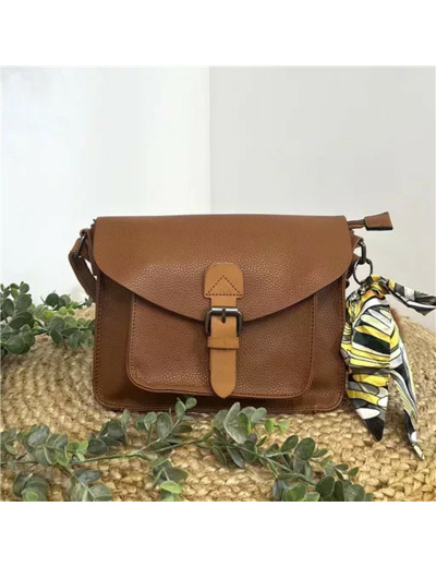 P532- Sac Flora and Co (camel)