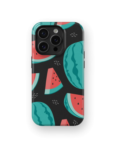 Midnight Watermelons | Coque de téléphone 3D 2en1 Ultra-résistante