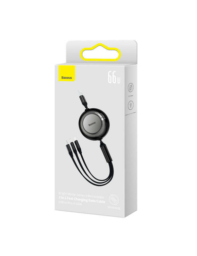 Câble rétractable USB 3 en 1