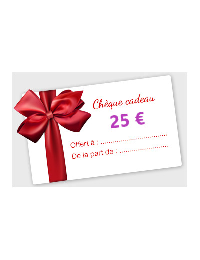 Chèque Cadeau 25€