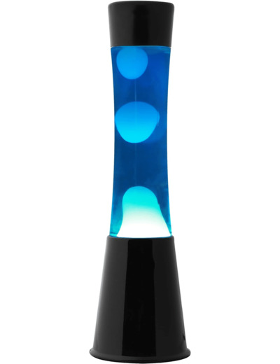 I-TOTAL - Lampe à Lave Magma/Lampe à Lave (noir bleu/blanche)