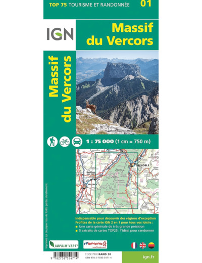 TOP75001 MASSIF DU VERCORS