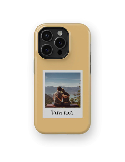 Polaroid Moments - Yellow | Coque de téléphone 3D 2en1 Ultra-résistante