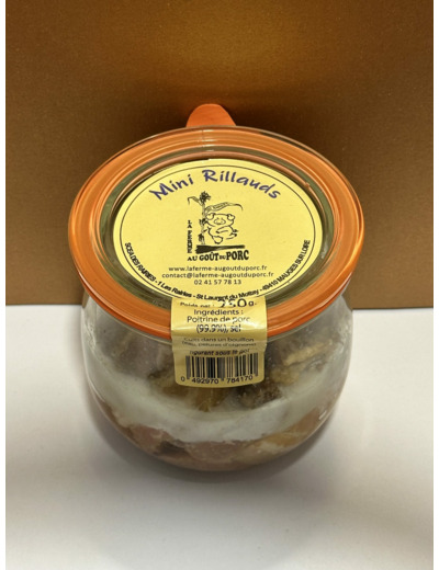 Mini rillauds d'Anjou