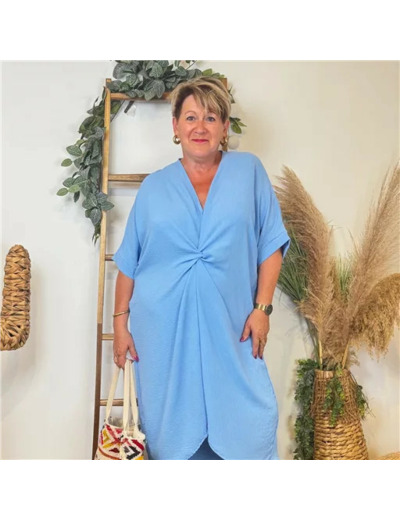 K183- Robe Loose (Gt) 🇮🇹 (bleu ciel)