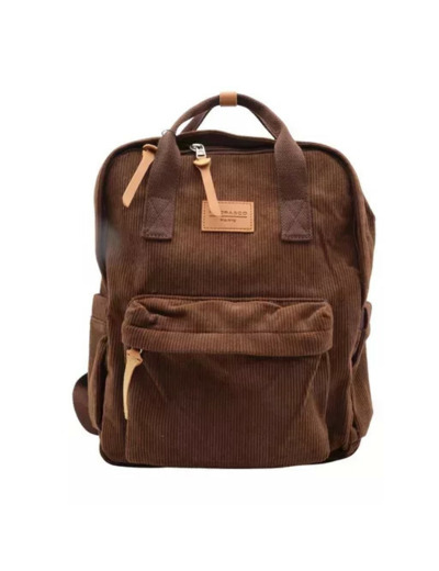 P396- Sac à dos "Velour" Flora & Co (marron)