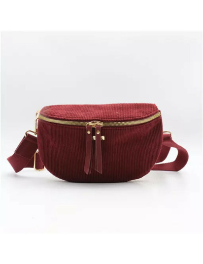 P391- Banane velours Flora & Co (bordeaux)
