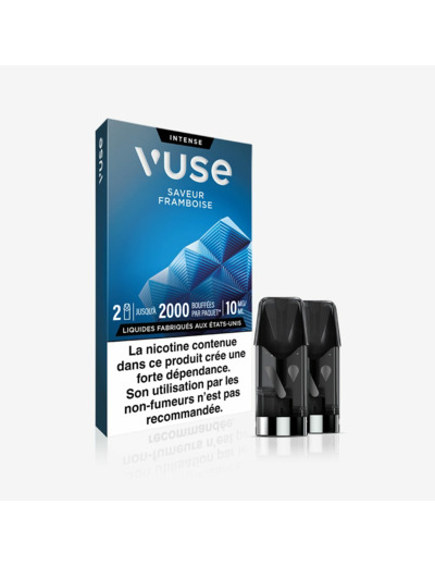 2 pods saveur Framboise - 10mg/ml