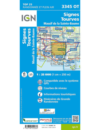 3345OT SIGNES TOURVES MASSIF SAINTE BAUME