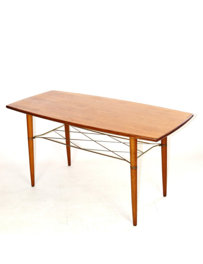 Table basse avec porte revue années 50