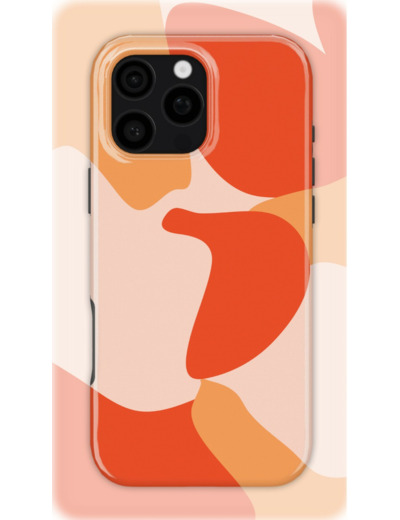 Patchy Orange | Coque de téléphone 3D 2en1 Ultra-résistante