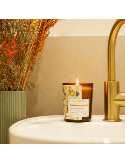 L'Essence Des Notes - Bougie aux huiles essentielles Citron & Basilic