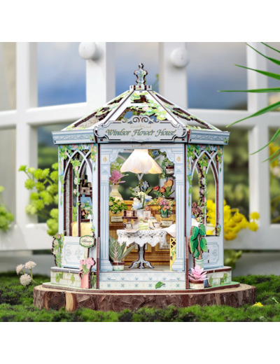 Windsor Flower House - Maquette Booknook Serre-livre