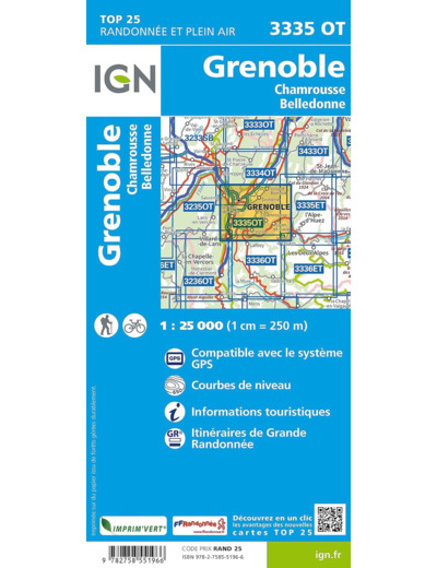 3335OT GRENOBLE CHAMROUSSE BELLEDONNE