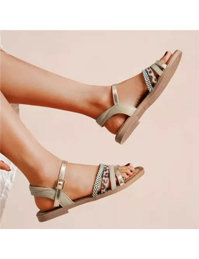 R424- Sandales (T36-T41) (kaki)