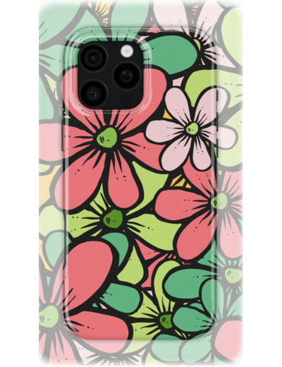 ComiFlora | Coque de téléphone 3D 2en1 Ultra-résistante