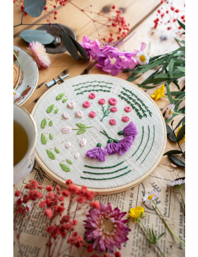 Patron Broderie Fleurs "L'apprenti fleuriste" Tome 2 - PDF à imprimer