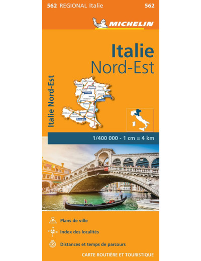 CARTE REGIONALE ITALIE NORD-EST