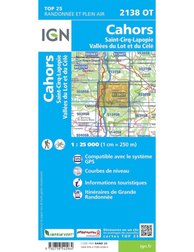 2138OT CAHORS - SAINT CIRQ LAPOPIE VALLEES DU LOT ET DU CELE