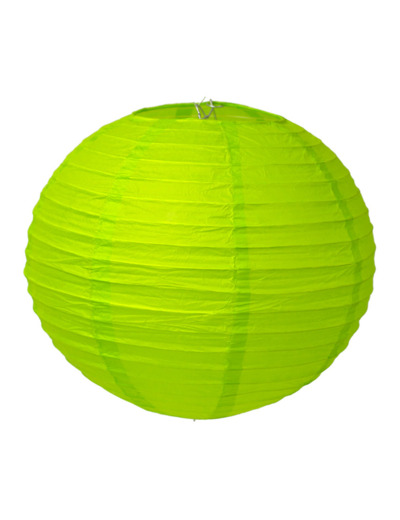 Lampion en papier de soir de 30 cm de diametre Vert