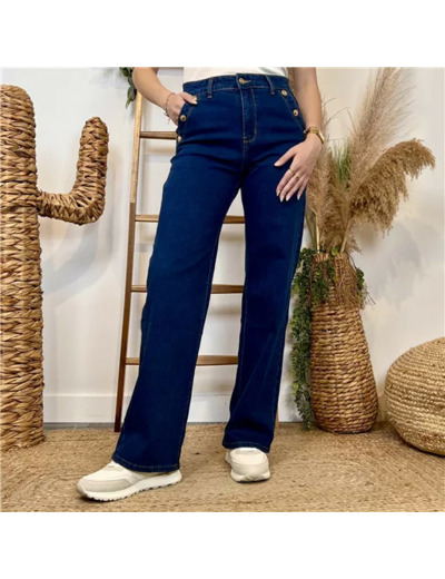 M976- Jean Flare Officier (T36-T44) (denim)