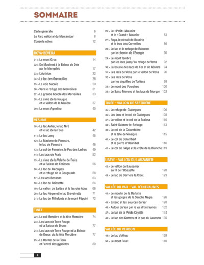 MERCANTOUR, LES PLUS BELLES RANDONNEES