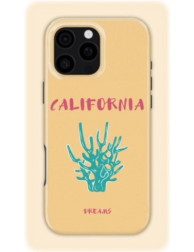 California Case | Coque de téléphone 3D 2en1 Ultra-résistante