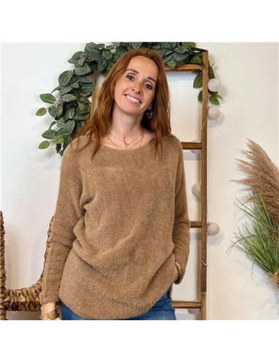 K121- Pull « Pilou Pilou » (Tu) 🇮🇹 (camel)