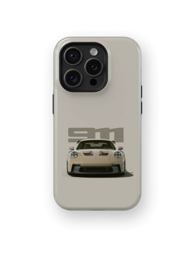 Bland Yellow Porsche | Coque de téléphone 3D 2en1 Ultra-résistante