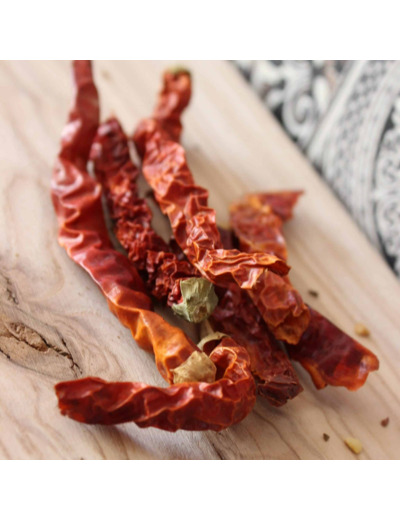 Piment Cornes de Xian - Entier et séché